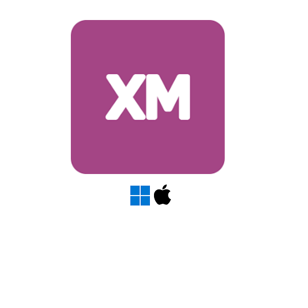Bild på XM Card-programvara – med bild och import-/exportfunktioner. SOFT-XM