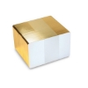 Picture of Blank white cards with gold egde - CR80. 70102028GE
