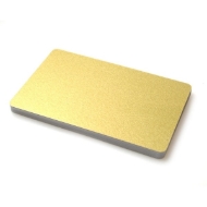Bild von Blanko-Dünngoldkarten – 480 Mikron, 0,48 mm (WEISSER KERN). 70102028LI420