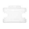 Picture of Bio ID badge Cardholder/carrying face open plastic frosted/clear (horizontal/landscape). 60270450