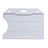 Picture of Cardholder/carrying badge face open plastic white (horizontal/landscape). 60270111vud