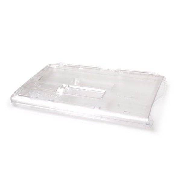 Picture of Cardholder / carrying case rigid plastic Double Slider Bar with lock clear (horizontal / landscape) for 2 cards. 60270270