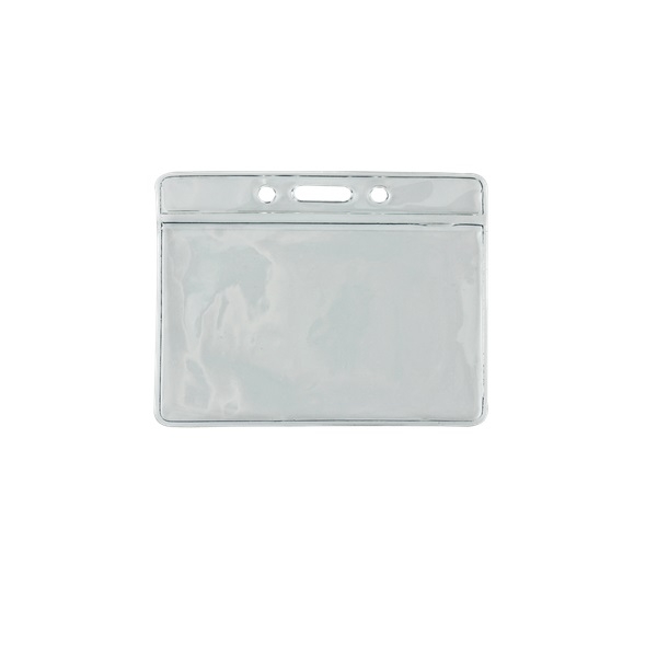 Bild von 86x54 mm Kartenhalter / Tragetasche weiches Kunststoff klar (horizontal / Querformat). 60270310