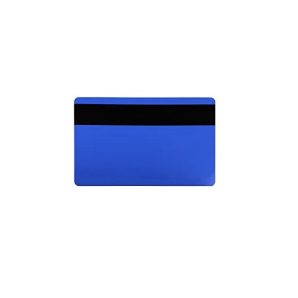 Billede af Blanke blå plastkort med magnet LOCO - IS0-7811-2 (CR80). 70102068