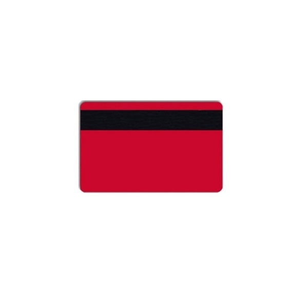 Picture of Blank red cards with LO-CO magnetic stripe- IS0-7811-2 (CR80). 70102069