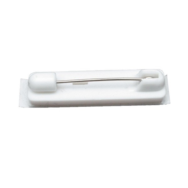Picture of Self-adhesive brooch pin white. 60270100