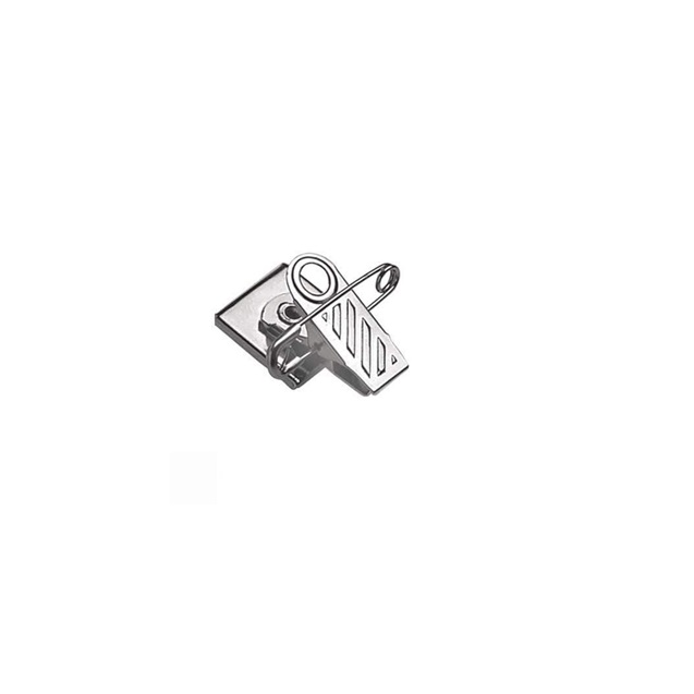 Picture of Metal crocodile id card clip with pin and self-adhesive pad. 60270105