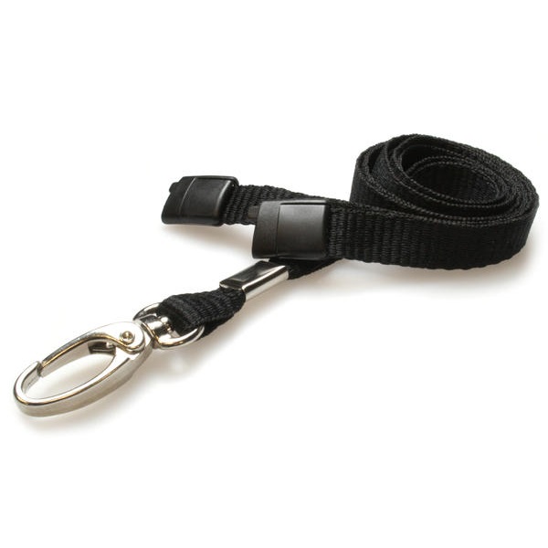 Picture of Black lanyard / keyhanger 10 mm with metal lobster clip. 60270561