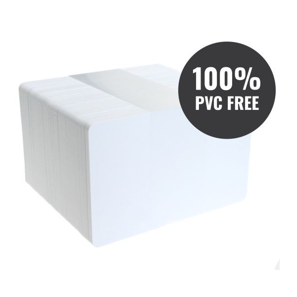 Picture of Plastic cards blank white 100% PVC-Free - 0,82 mm / 820 micron. 70102095
