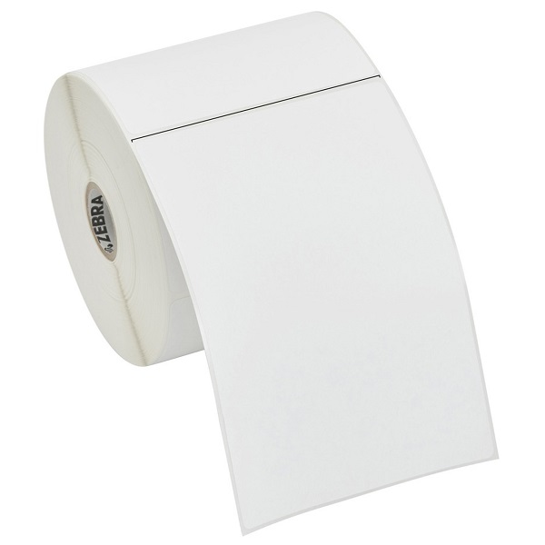Picture of White Zebra 1-Pack Label DT 4X6 (102x152 mm) 475/ROLL PE DQP 3000. 800264-605_1