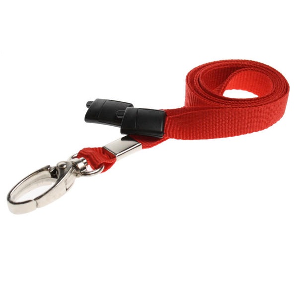 Picture of Red lanyard / keyhanger 10 mm with metal lobster clip. 60270565