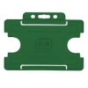 Picture of Bio badge Cardholder/carrying face open plastic green (horizontal/landscape). 60270456