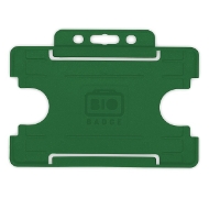 Bilde av Bio badge Cardholder/carrying face open plastic green (horizontal/landscape). 60270456 (DE,SE,NO,FI,RO,PL)