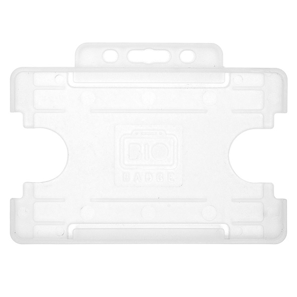 Bilde av Biografisk ID-kort Holder/bæreflate åpen plast frostet/klar (horisontal/landskap). 60270450
