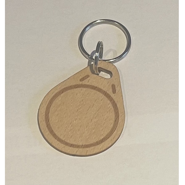 Picture of Wood Key fob 13.56 MHZ S50 1K. Keyfob. 70102906