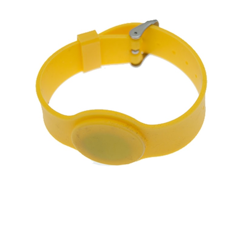 Picture of Yellow wristband 13.56 1KB Adjustable strap. 70105017