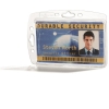 Picture of Durable Identity ID Badge/Badge Holder. Enclosed card holder / carrying case rigid plastic (horizontal / landscape / vertical / portrait). 60270291