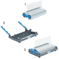 Obrazek Kaseta z folią laminującą Foton 30 75my. GBC4410023