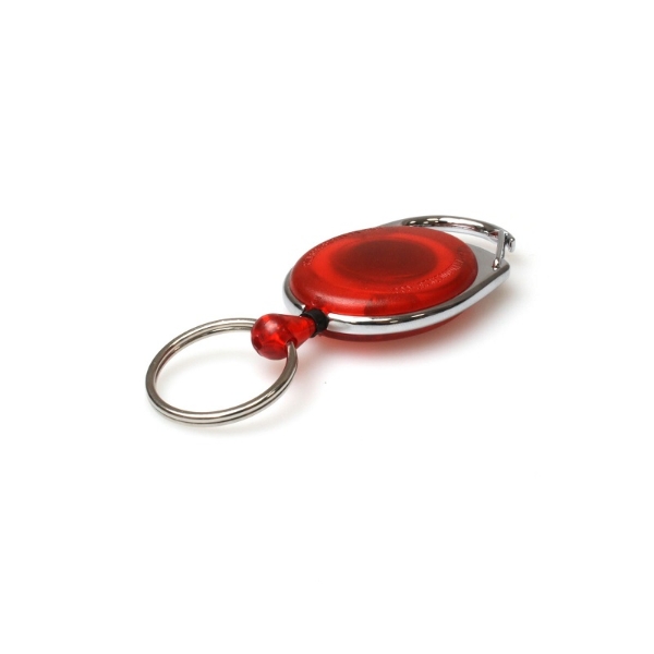 Billede af Rød yoyo/jojo  oval med krog/karabinhage og nøglering. 60270192