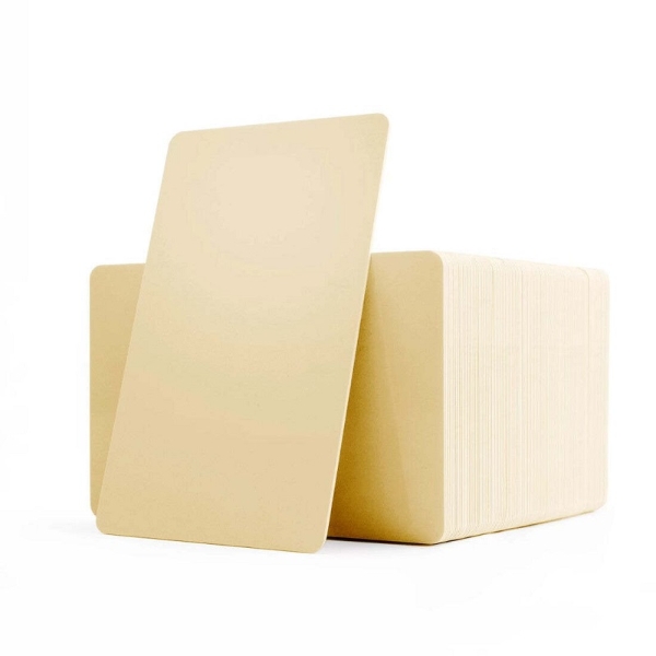 Bild von Leere cremefarbene Karten - CR80 (CREAM CORE). 70102060