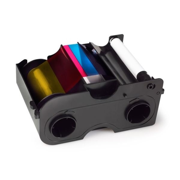 Billede af HID Fargo 45110 DTC4000/DTC4250e 4+1 farve farvebånd (YMCKOK) - 200 print. Fargo 45110. FARGO45110