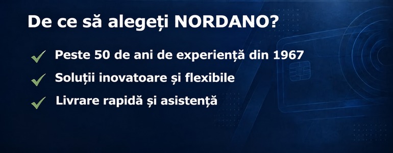 De ce să alegeți NORDANO – peste 50 de ani de experiență din 1967, soluții inovatoare și flexibile, livrare rapidă și asistență